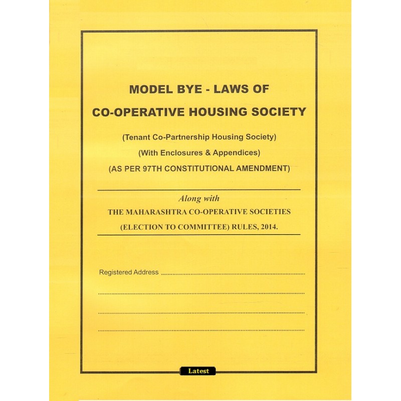 Model Bye Laws Of Cooperative Housing Society Pdf