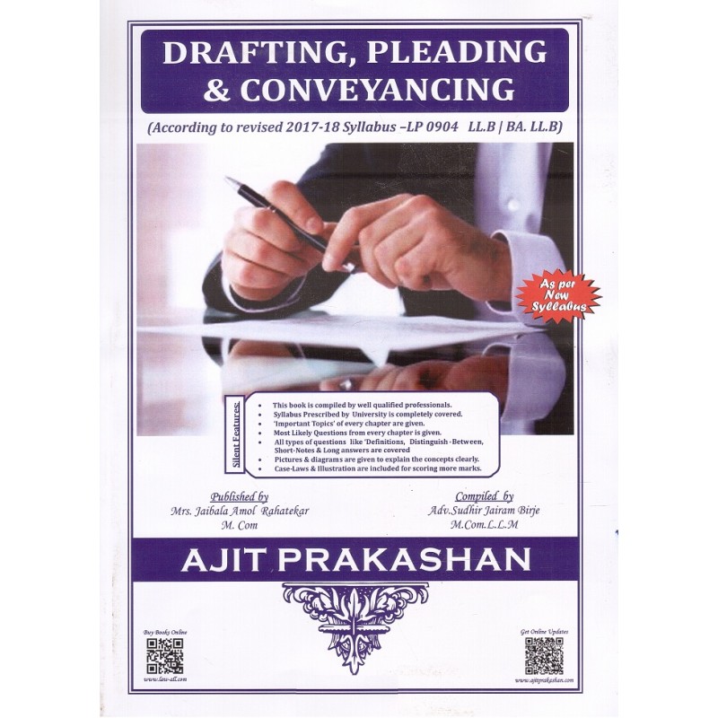 Ajit Prakashans Drafting Pleading Conveyancing Dpc For - 