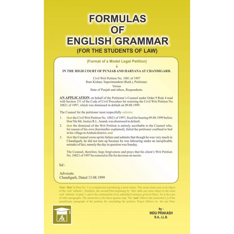 FORMULAS OF ENGLISH GRAMMAR: Buy FORMULAS OF ENGLISH GRAMMAR by