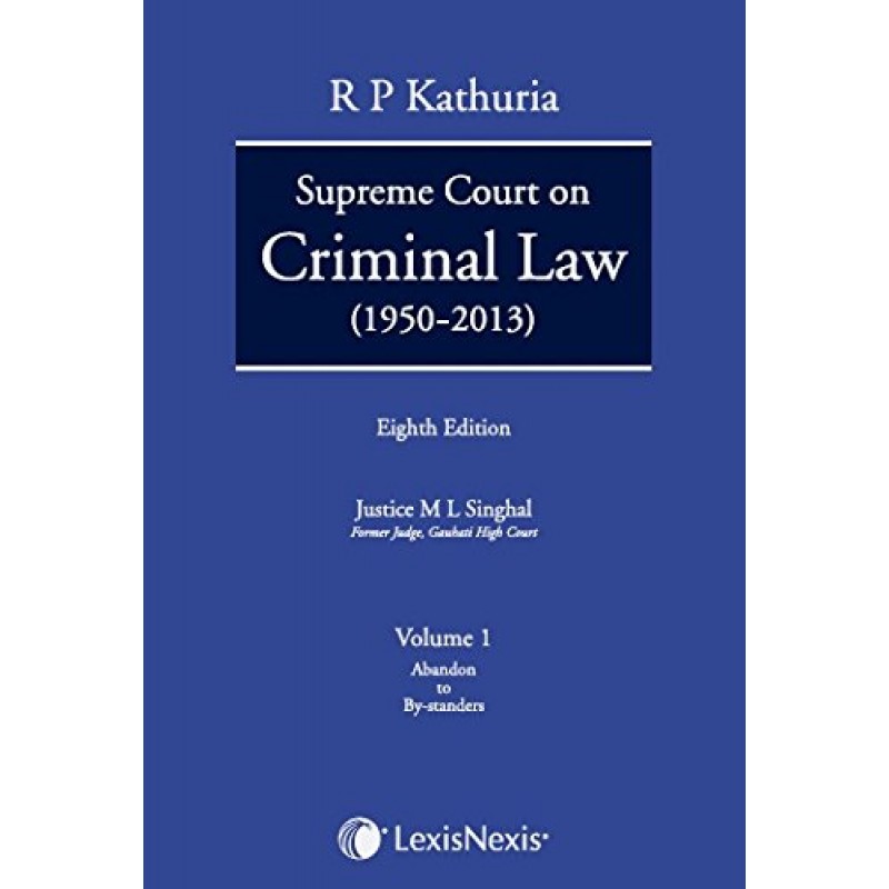 Lexisnexis's Supreme Court On Criminal Law (1950-2013) (Set of 7 ...