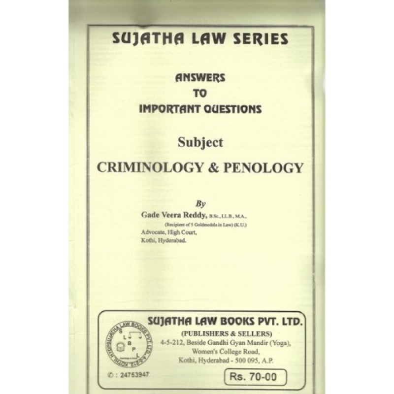 criminology and penology by n.v. paranjape pdf download