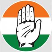 Indian National Congress Political Party Stickers for Car, Bike & Office etc [INC Big - 3.5" Pack of 3]