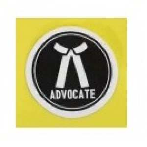 Advocates Stickers for Car, Bike & Office etc. [Set of 3 Big Stickers - 3.5"]