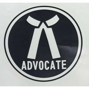 Advocates Stickers for Car, Bike, Office etc. [Big - 7"]