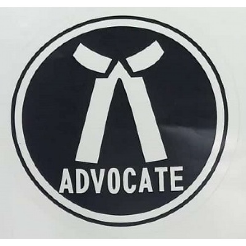 Advocates Stickers for Car, Bike, Office etc. [Big - 7