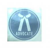 Advocates Stickers for Car, Bike, Office etc [Set of 3 Small Inside Out Stickers - 2.5"]