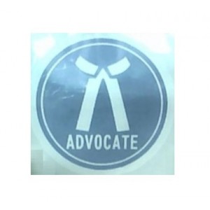 Advocates Stickers for Car, Bike, Office etc [Set of 3 Small Inside Out Stickers - 2.5"]