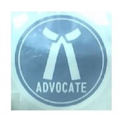 Advocates Stickers for Car, Bike, Office etc [Set of 3 Small Inside Out Stickers - 3.5"]