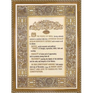 Constitution of India Preamble Frame