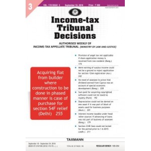 Taxmann's Income Tax Tribunal Decisions [ITTD] 2022 (A Weekly Journal Annual Subscription)